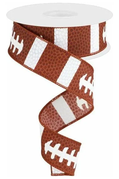 1.5" Football Laces Ribbon (10 Yard)