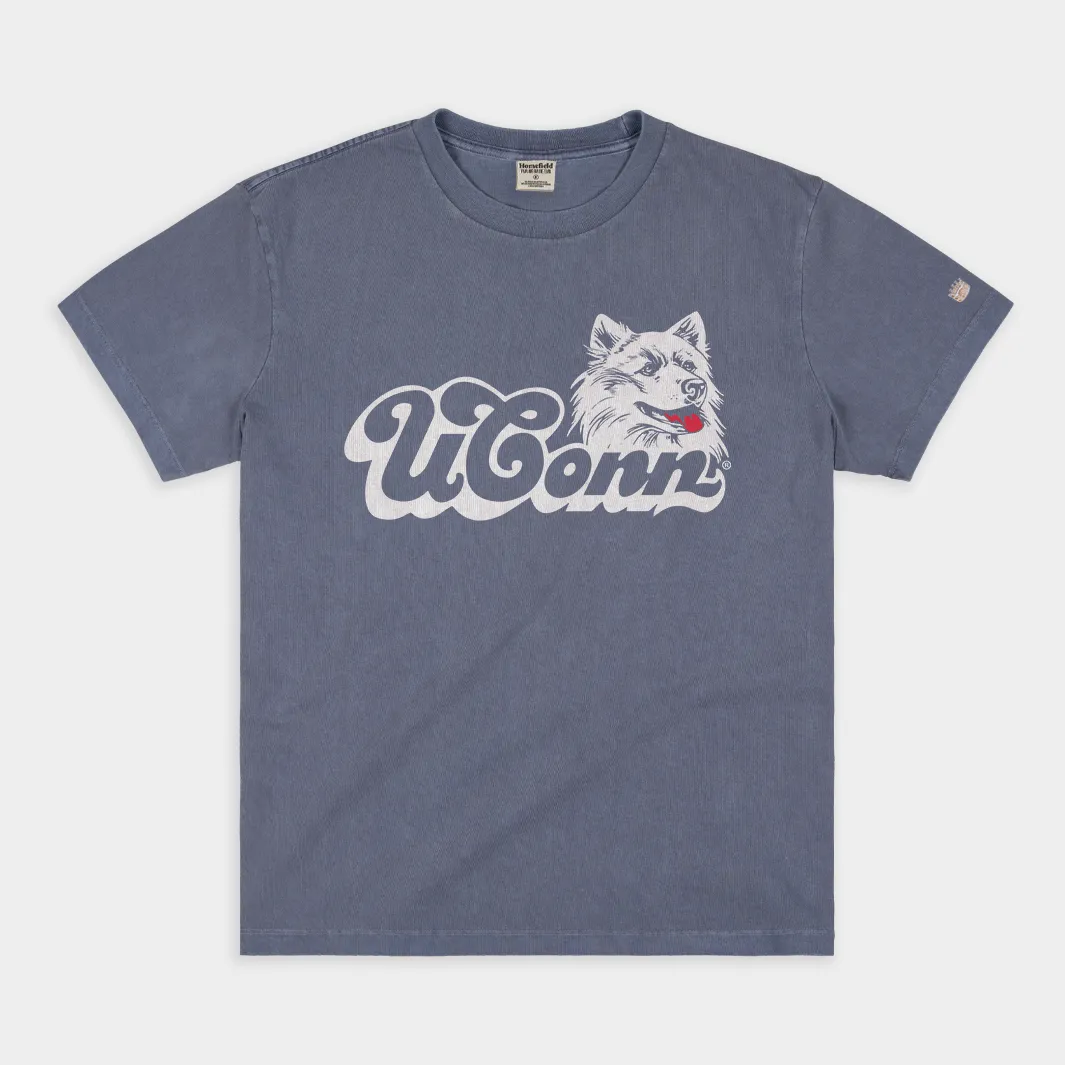 1980s and 1990s UConn Huskies Vintage Heavyweight Tee