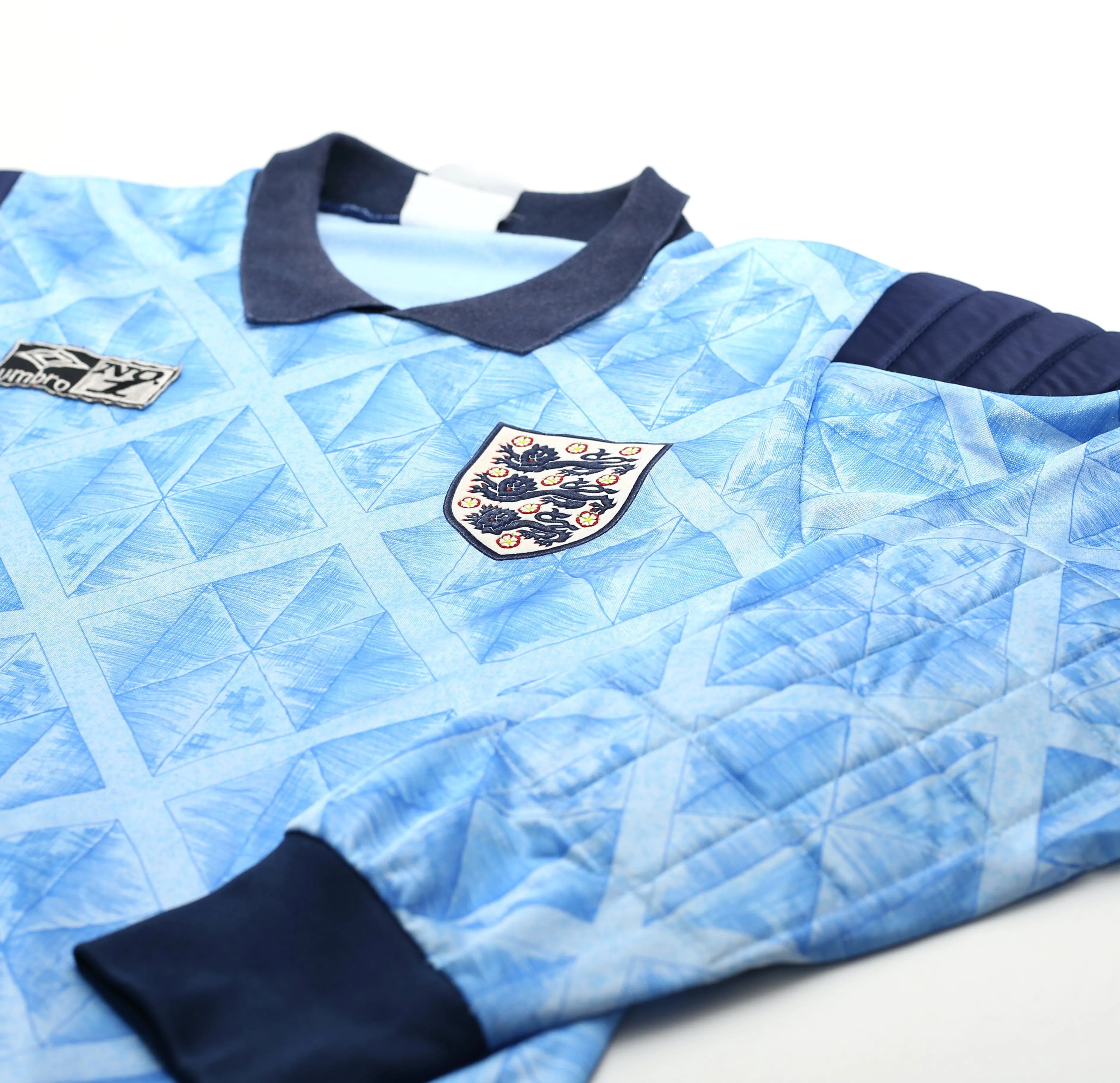 1990/92 SHILTON #1 England Vintage Umbro GK Shirt and Shorts (S)