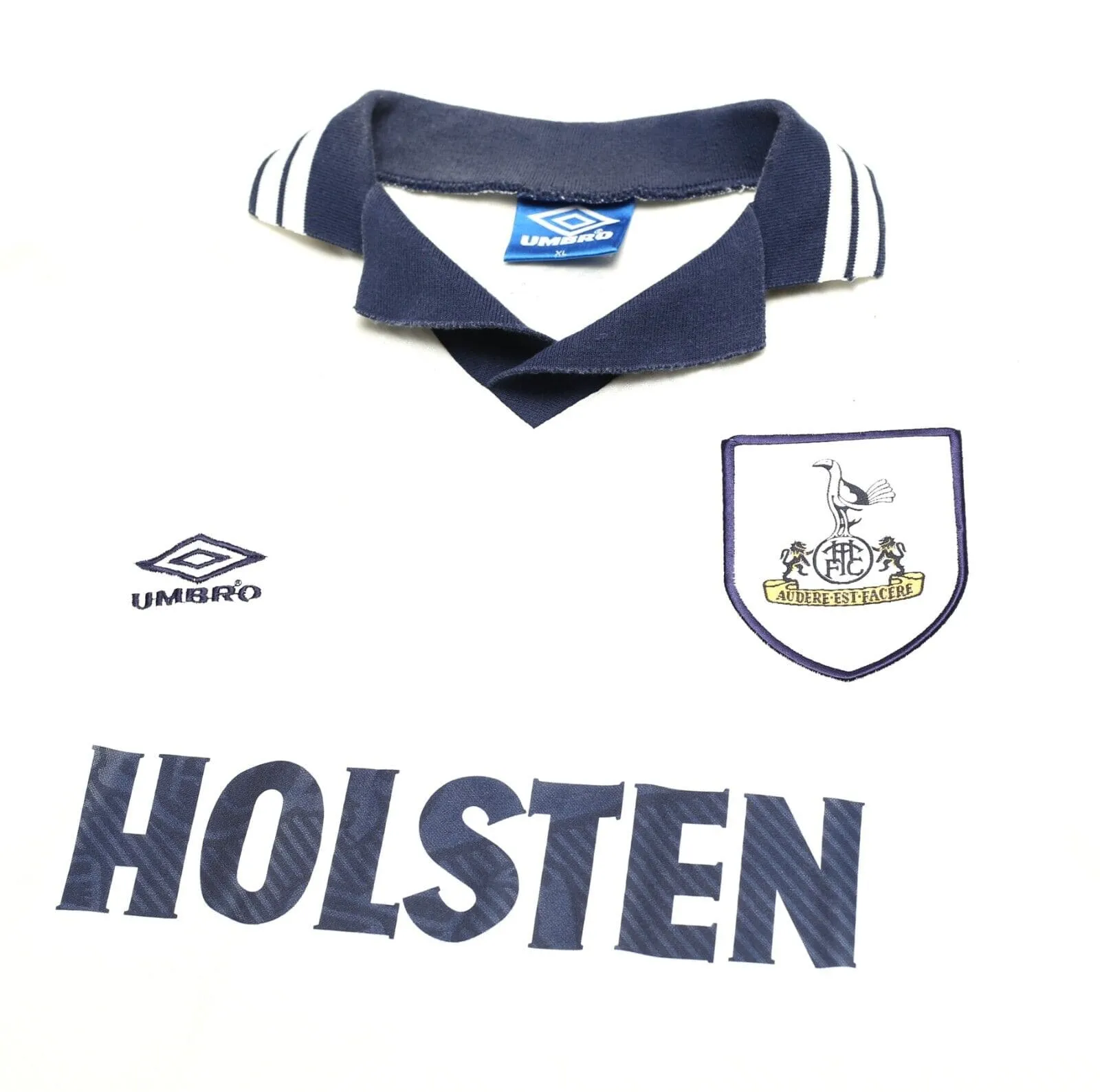 1993/95 KLINSMANN #18 Tottenham Hotspur Vintage Umbro Home Football Shirt (XL)