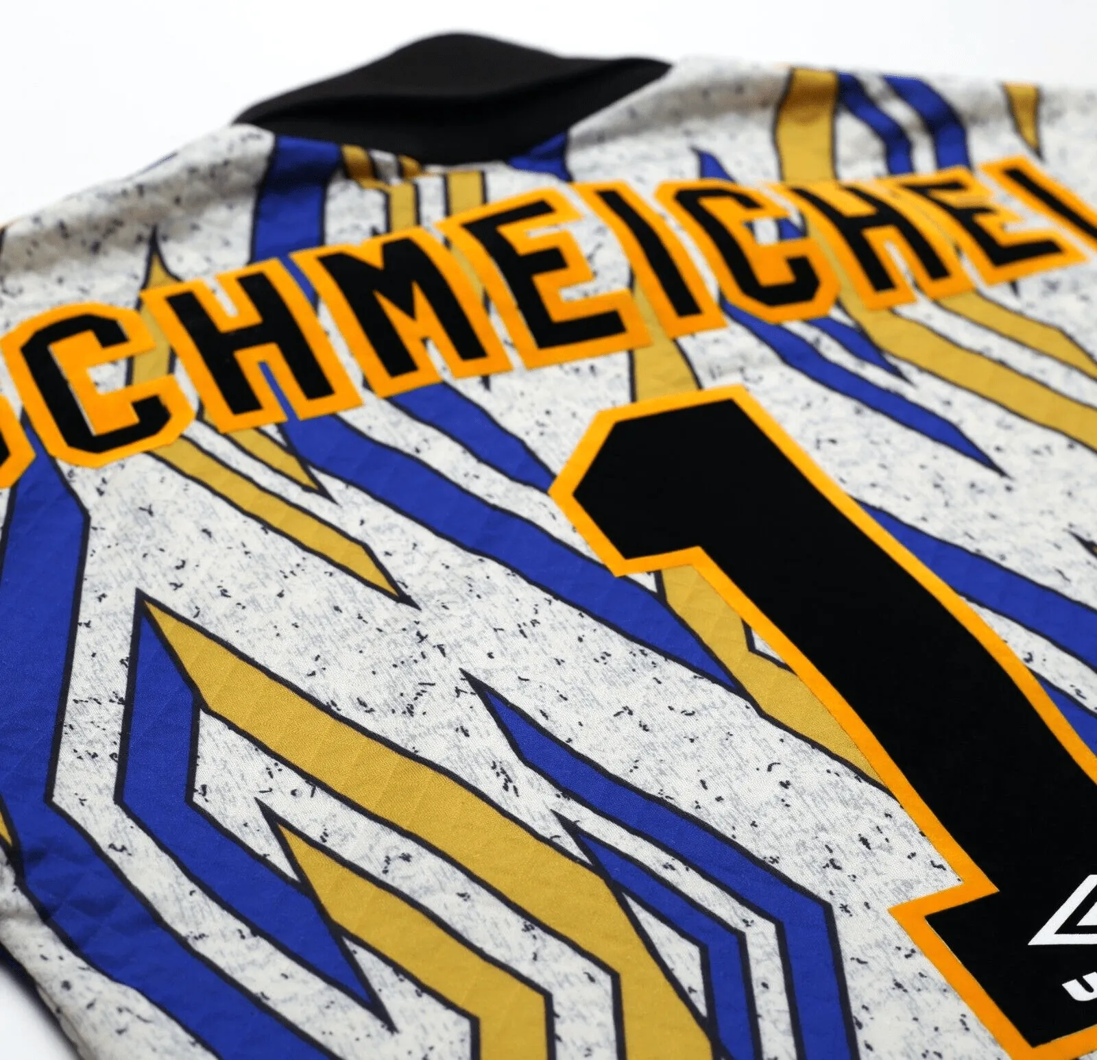 1993/95 SCHMEICHEL #1 Manchester United Vintage Umbro Away GK Football Shirt (S)