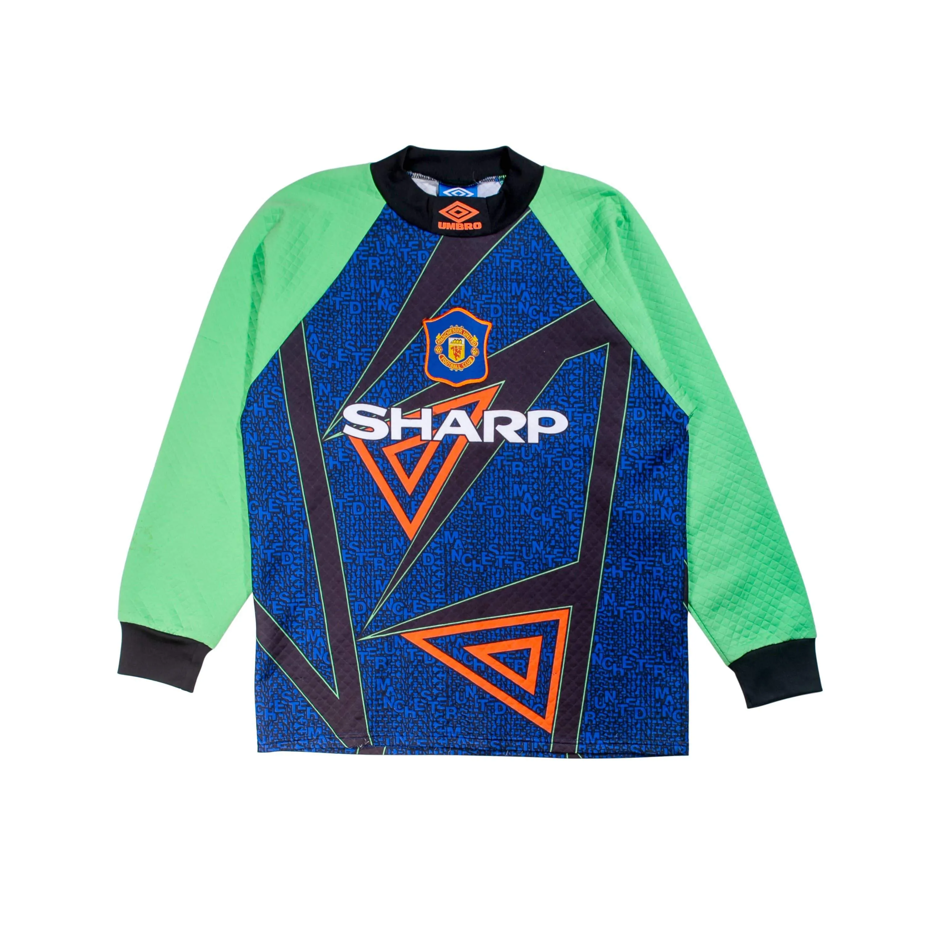 1994-95 Manchester United Goalie Football Shirt Schmeichel M (Excellent)