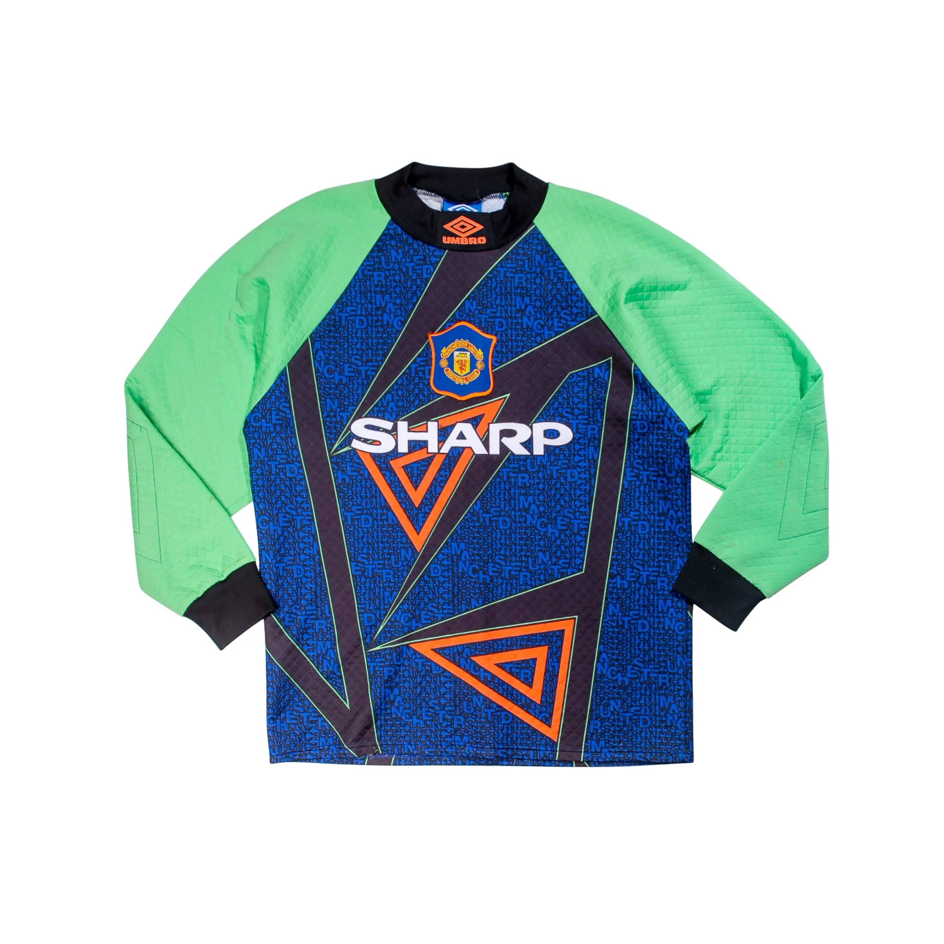 1994-95 Manchester United Goalie Football Shirt Schmeichel M (Excellent)