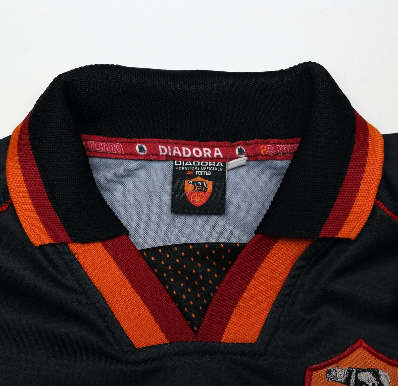 1997/98 AS ROMA Vintage Diadora GK Football Shirt Jersey (M) Goalkeeper Top