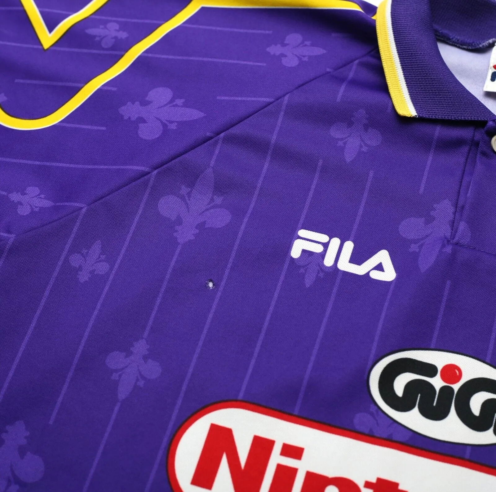 1997/98 FIORENTINA Vintage FILA Home Football Shirt Jersey (YXL/XS) Nintendo