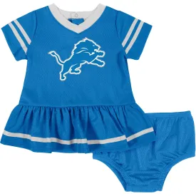 2-Piece Baby Girls Lions Dress & Diaper Cover Set