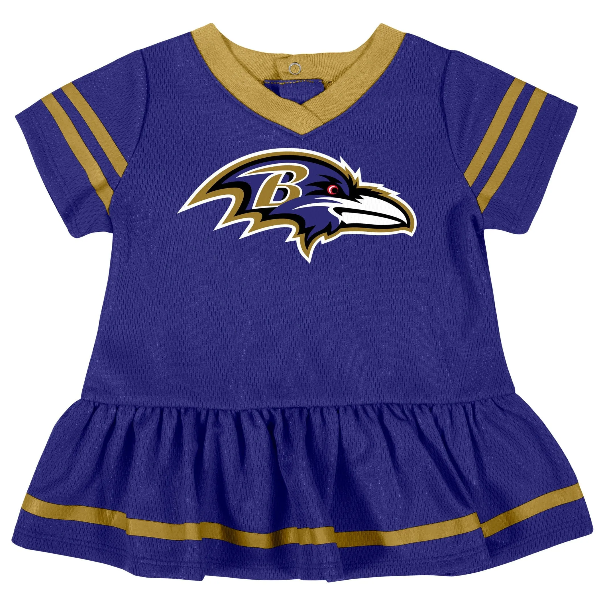 2-Piece Baby Girls Ravens Dress & Diaper Cover Set