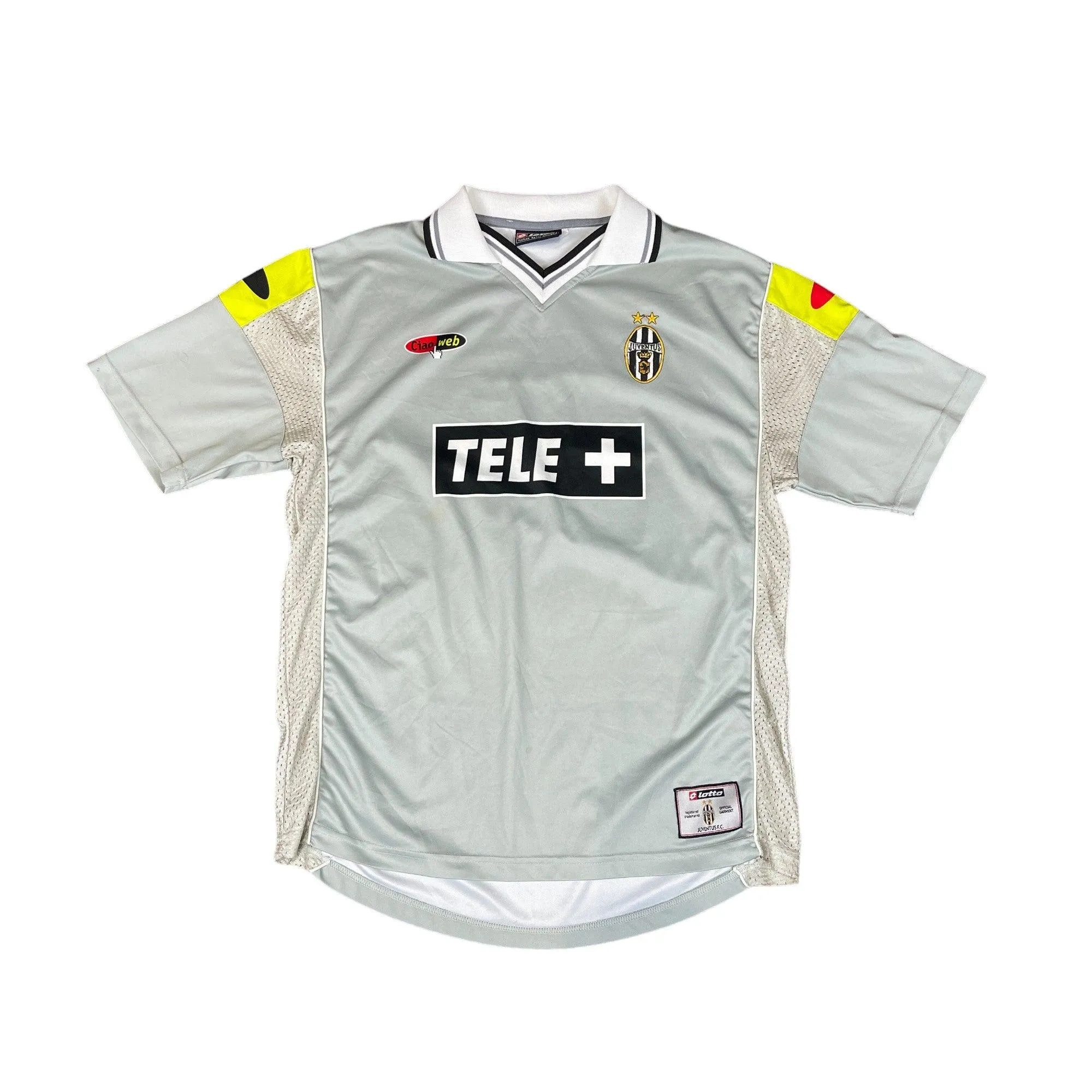 2000-01 Grey Juventus Away Tee - Large