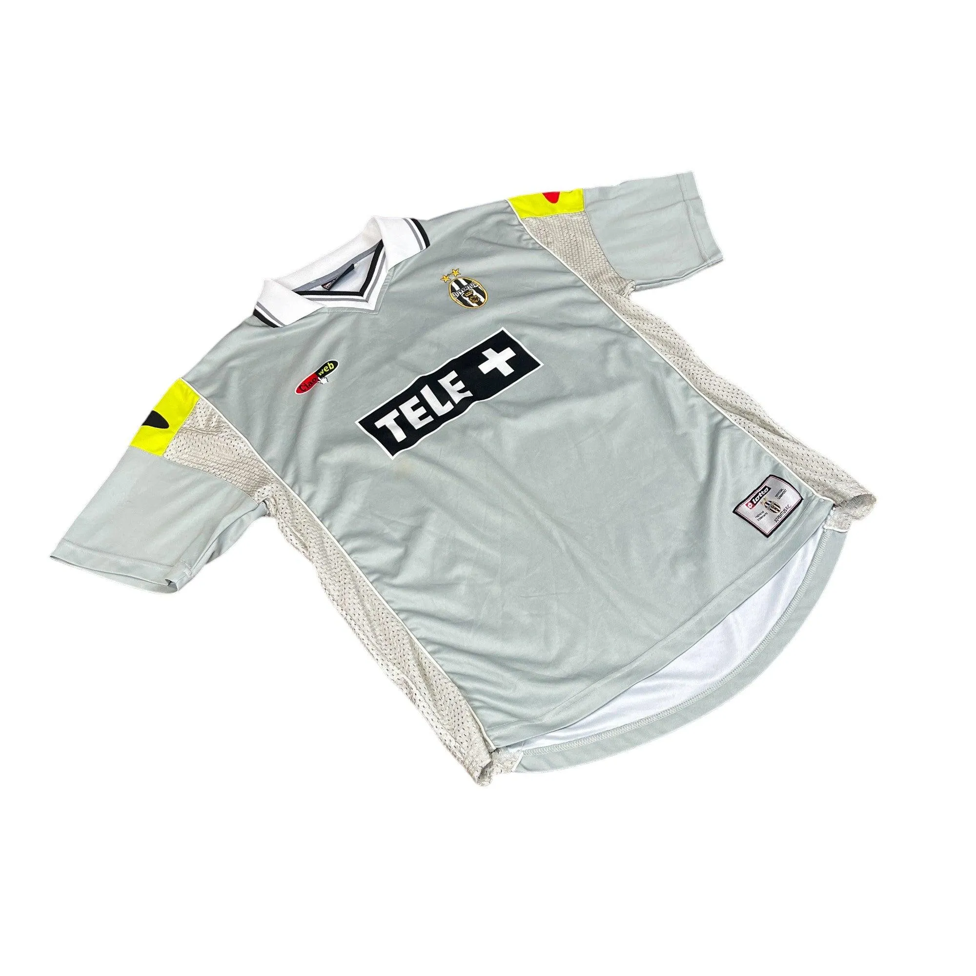 2000-01 Grey Juventus Away Tee - Large