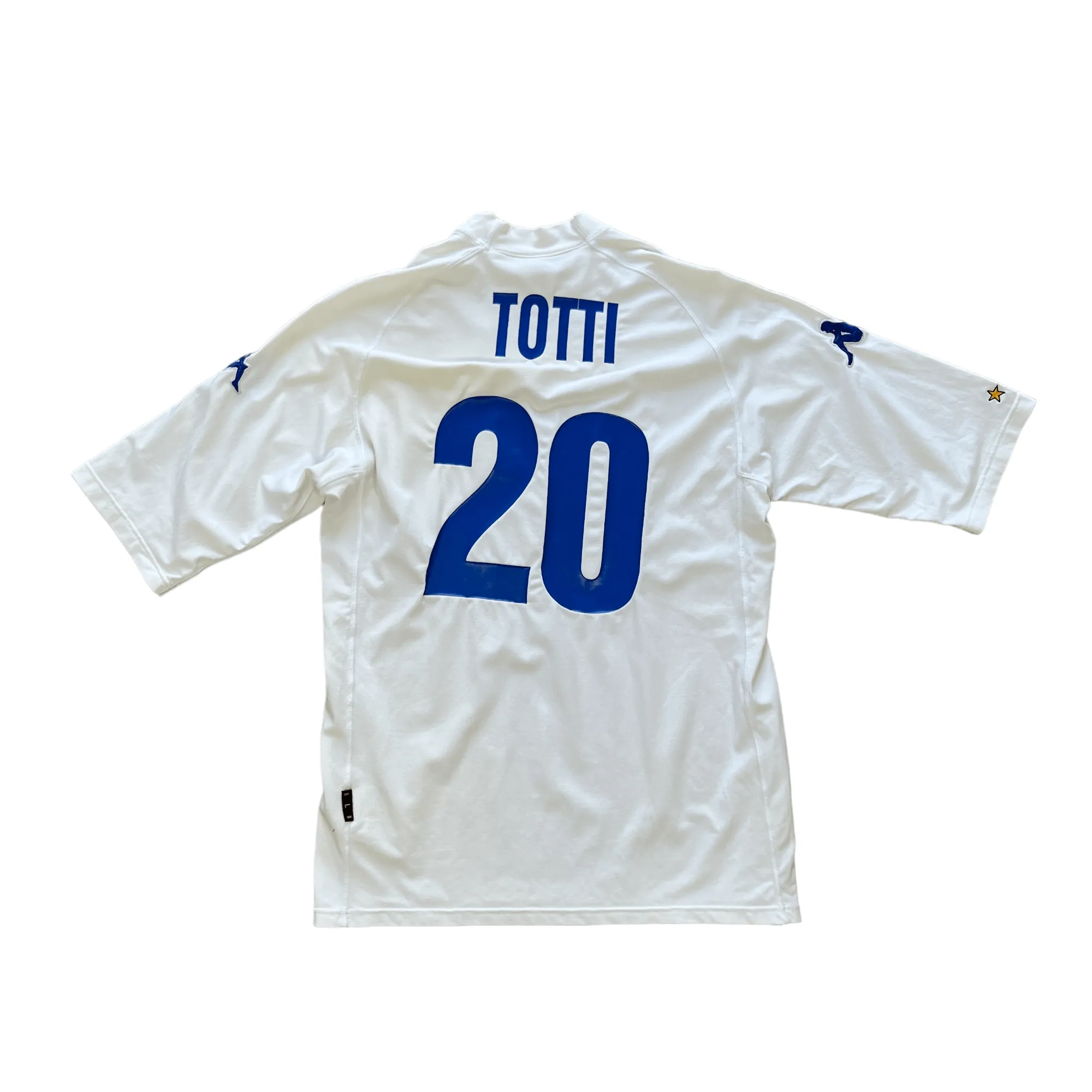 2000-01 White Kappa Italy Home Shirt - Large