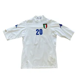 2000-01 White Kappa Italy Home Shirt - Large