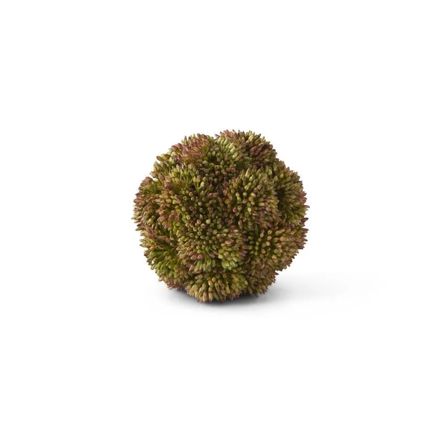 4 Inch dark Green Sedum Ball 15244A-GRDK