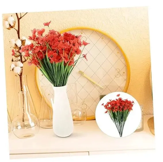 8pcs Artificial Flower Decor