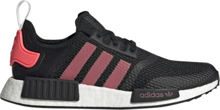 Adidas NMD_R1 'Black Signal Pink' sneakers, black