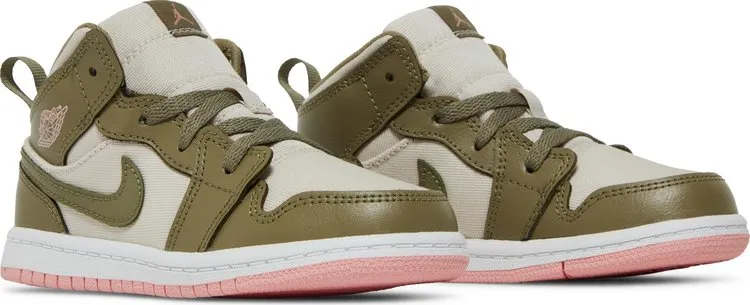 Air Jordan 1 Mid GT Trooper Bleached Coral, Green