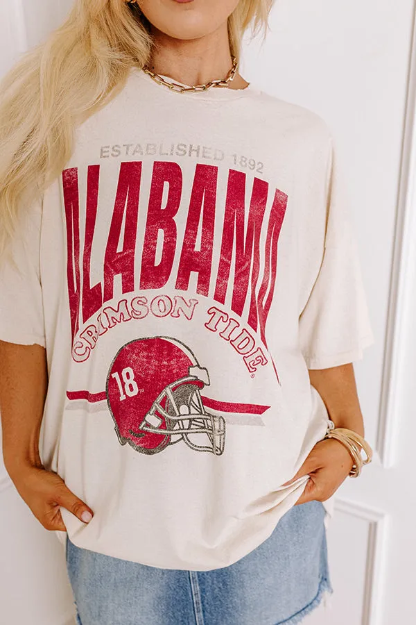 Alabama Crimson Tide Graphic Vintage Tee Curves