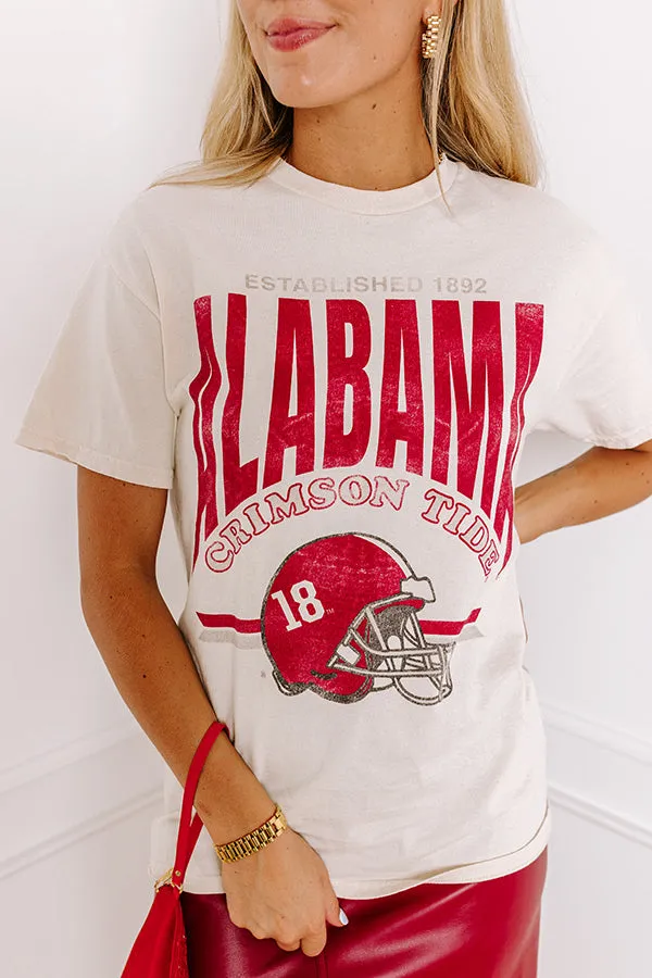 Alabama Crimson Tide Graphic Vintage Tee