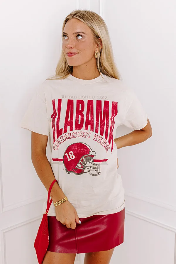 Alabama Crimson Tide Graphic Vintage Tee