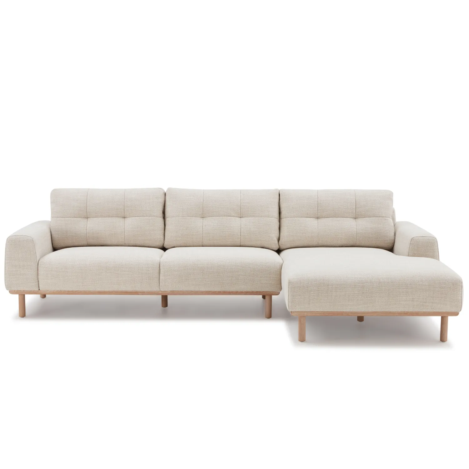 Annex 118" Link Natural Chaise Sectional