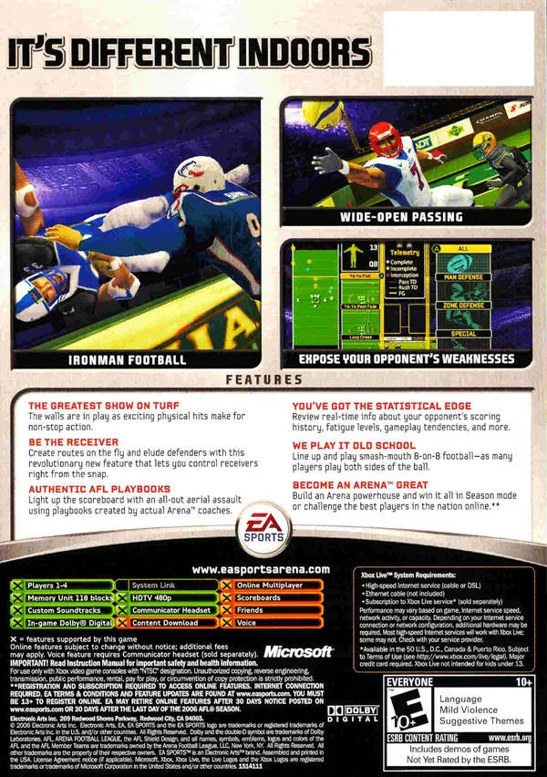 Arena Football - (XB) Xbox