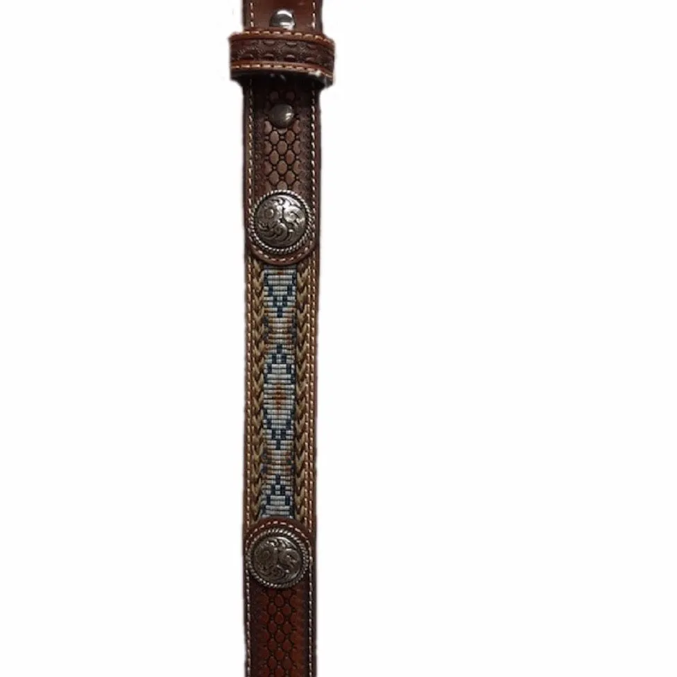 Ariat Boy's Ribbon Inlay Concho Belt