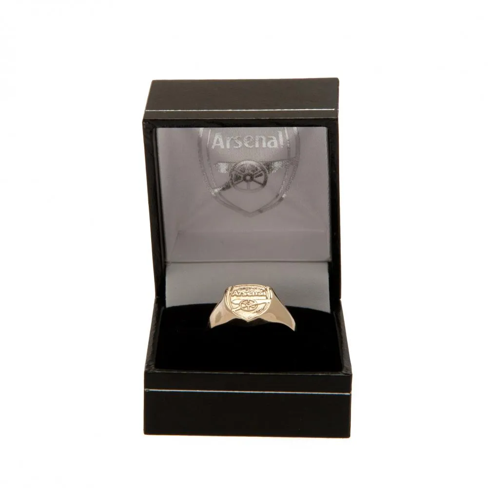 Arsenal FC 9ct Gold Crest Ring