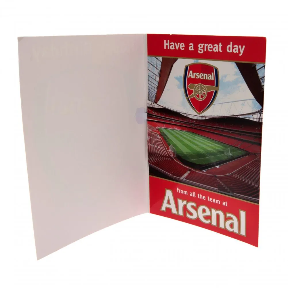 Arsenal FC Musical Birthday Card