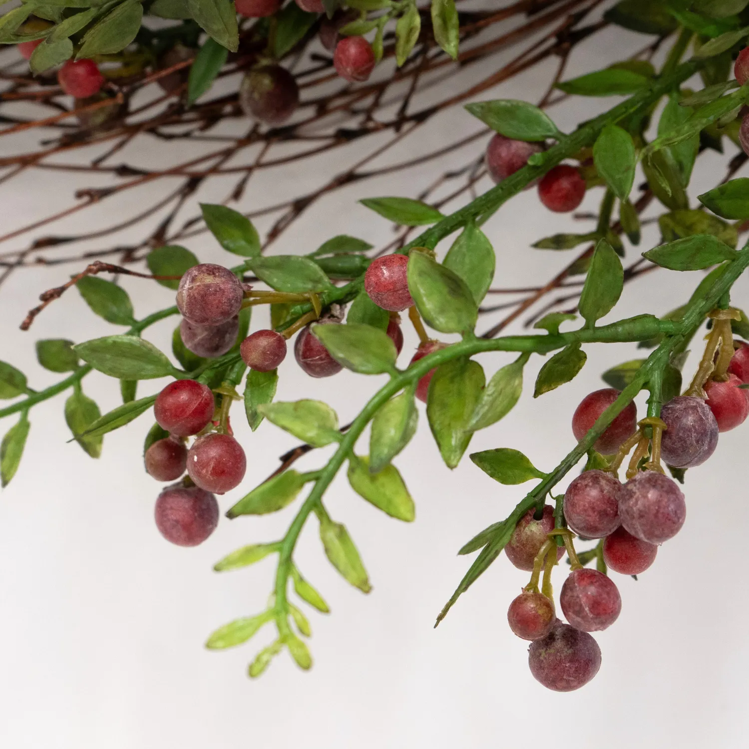 Artificial 24" Red Berry Wreath