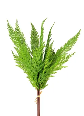 Artificial, cedar bundle - bright green