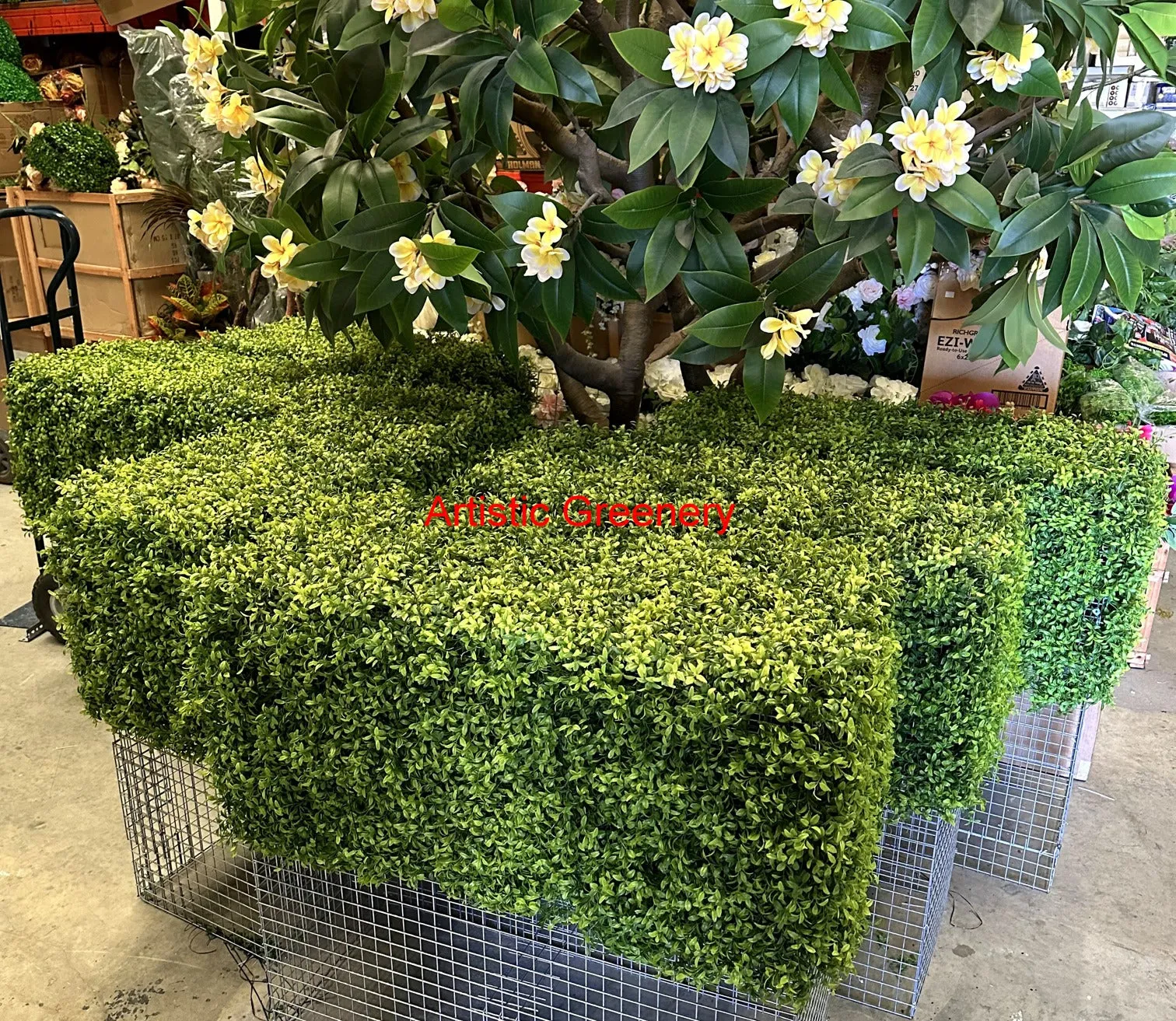 Artificial Hedge (made-to-order) 40 45cm H x 38cm W x 92cm L (Ref: Lloyd H)