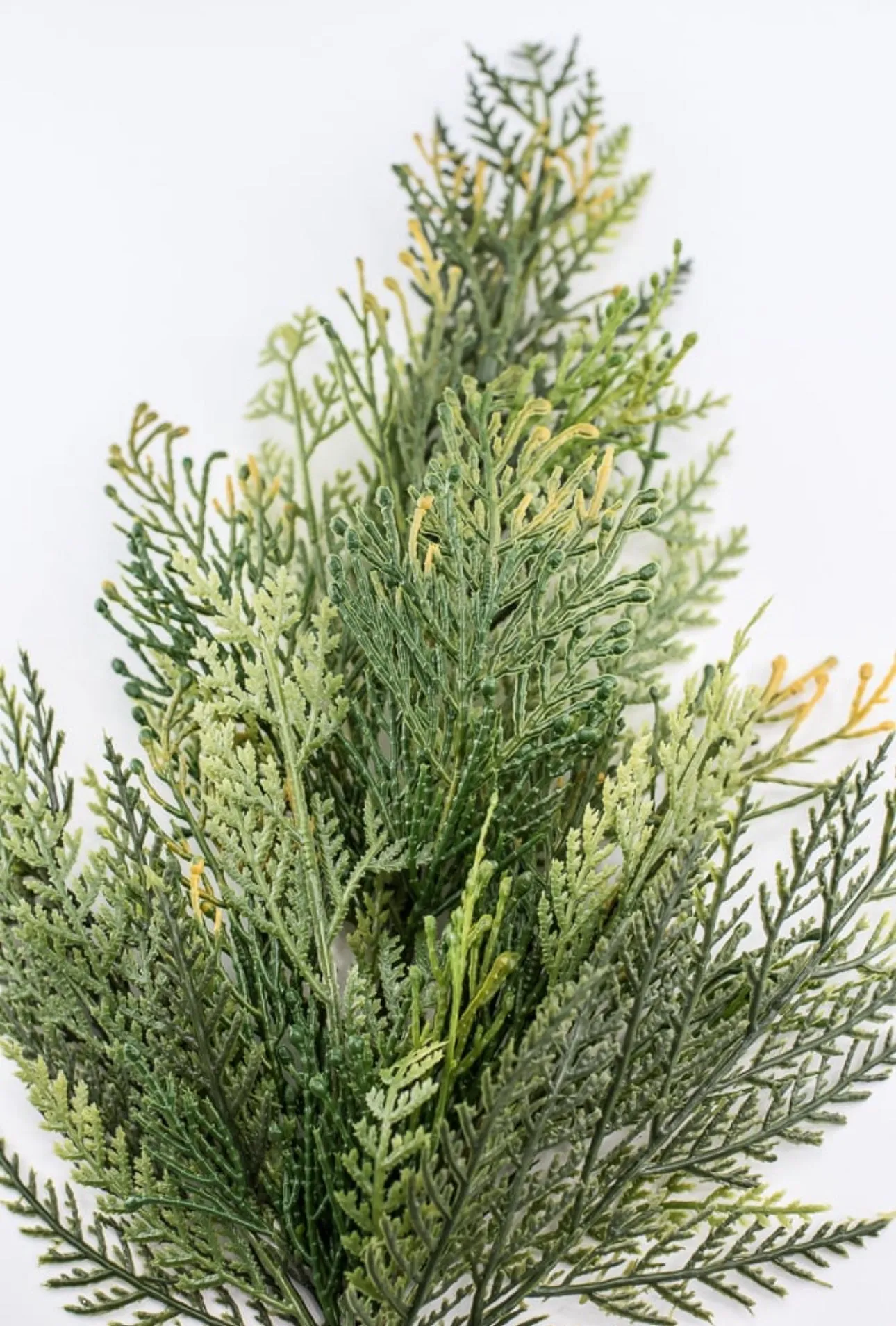 Artificial, mixed incense cedar spray