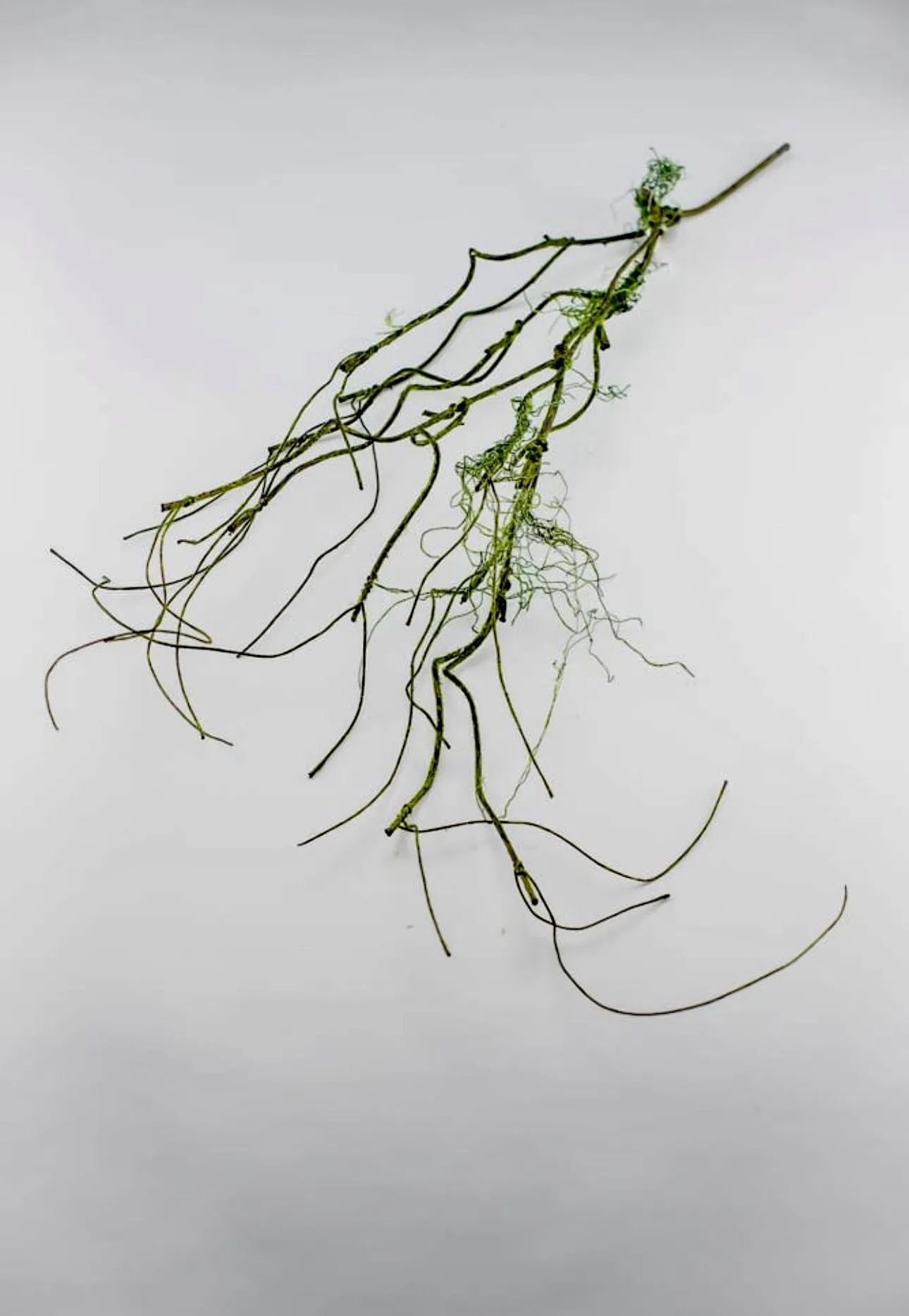 Artificial mossy wired twigs 36”