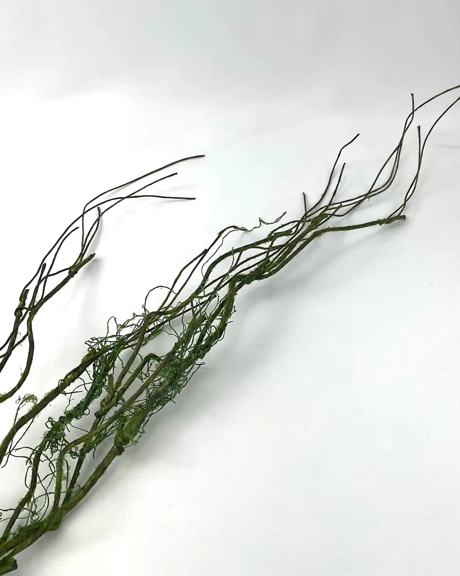 Artificial mossy wired twigs 36”