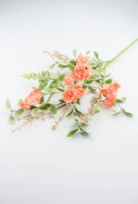 Artificial Peach blossom spray