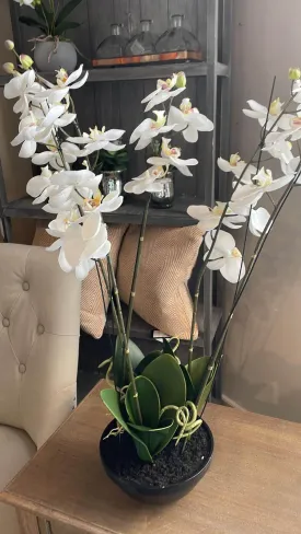 Artificial Potted Orchid