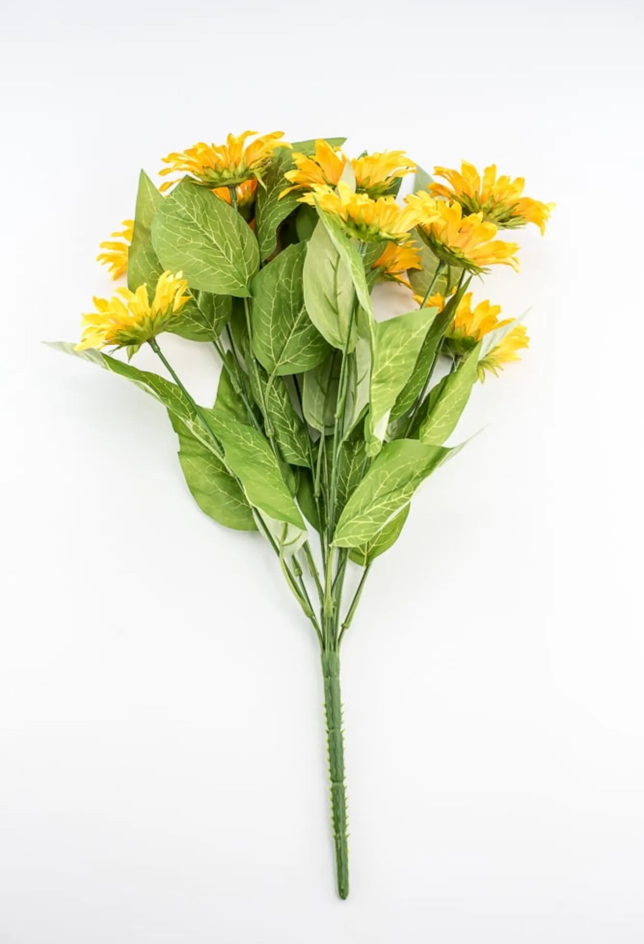 Artificial Sunflower flower bush - yellow