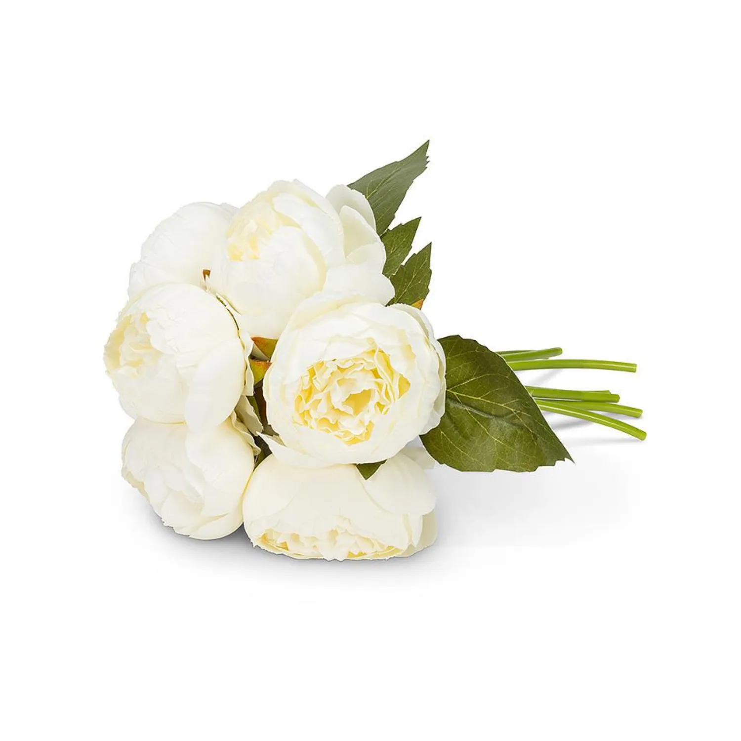 Artificial White Peony Bouquet