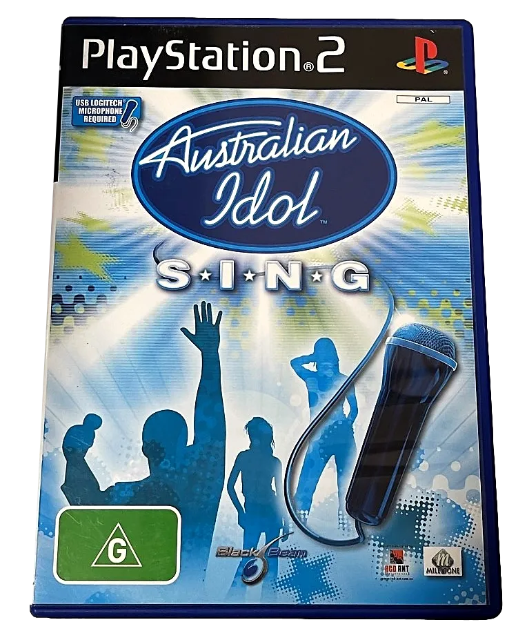 Australian Idol Sing PS2 PAL *Complete*