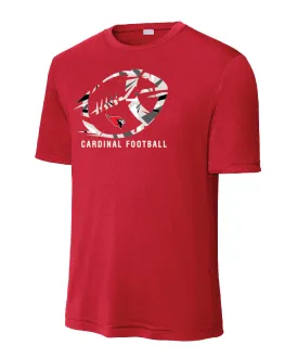 BA Football Red Tee -  DriFit