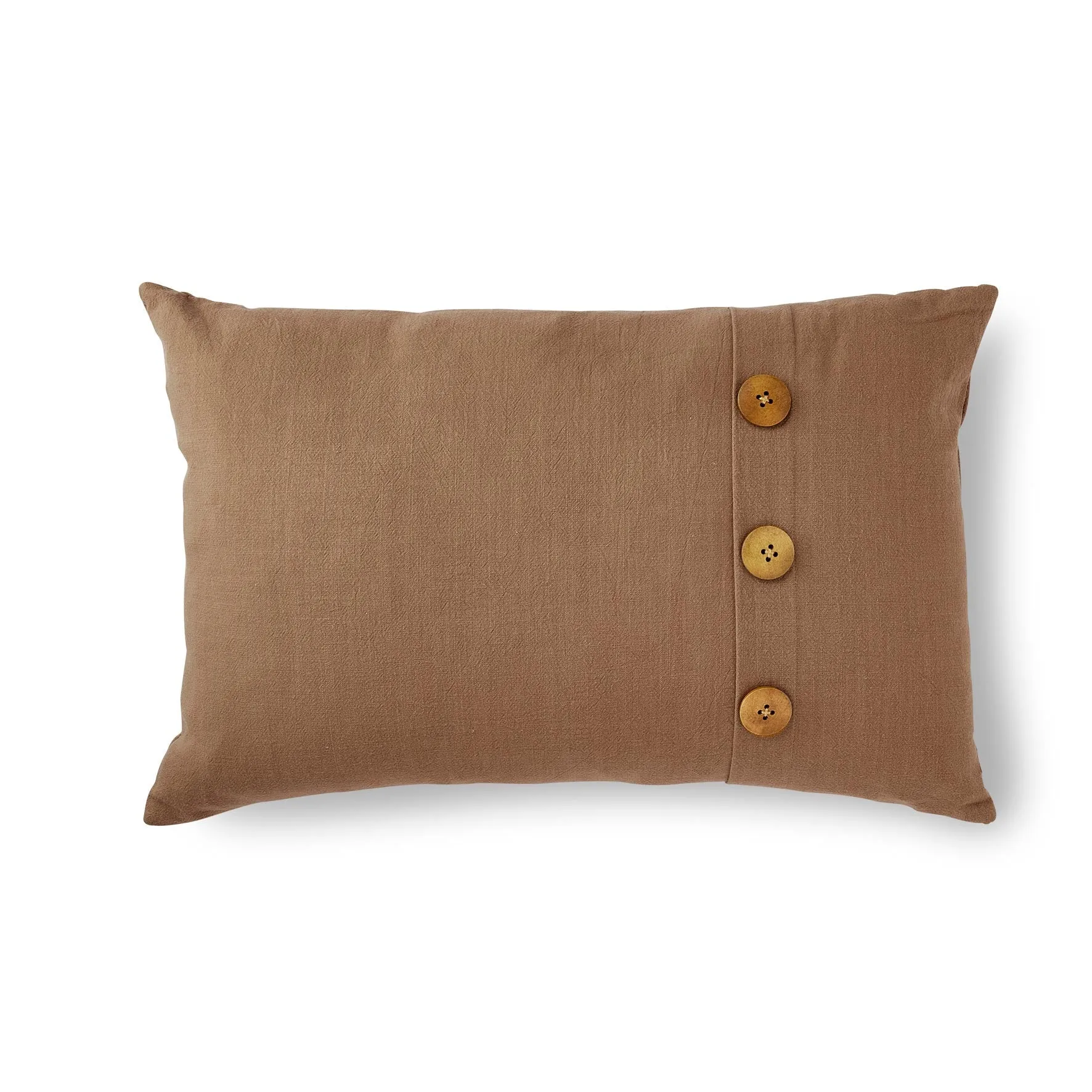 Bailey Coffee Button Cushion 40 x 60