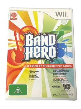 Band Hero Nintendo Wii PAL *No Manual* Wii U Compatible (Pre-Owned)