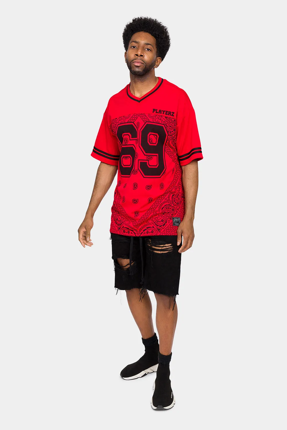 Bandana Paisley 69 Football Jersey