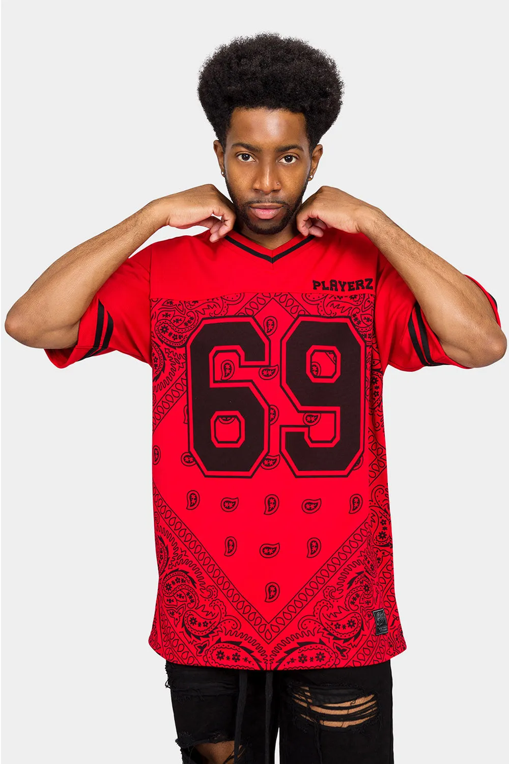 Bandana Paisley 69 Football Jersey