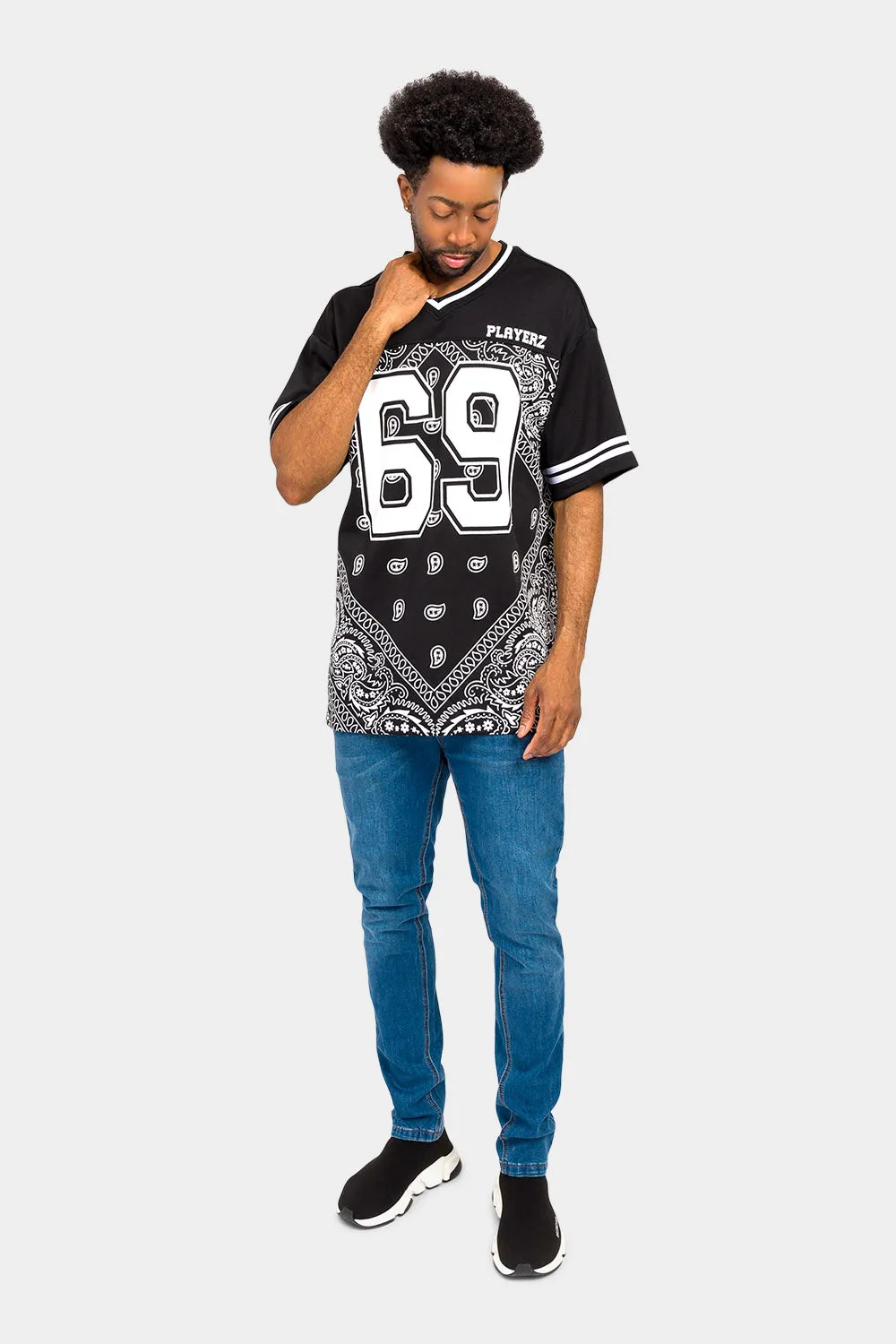 Bandana Paisley 69 Football Jersey