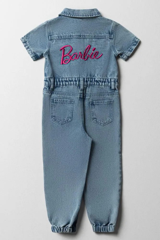 Barbie Denim Boiler Suit Light Blue