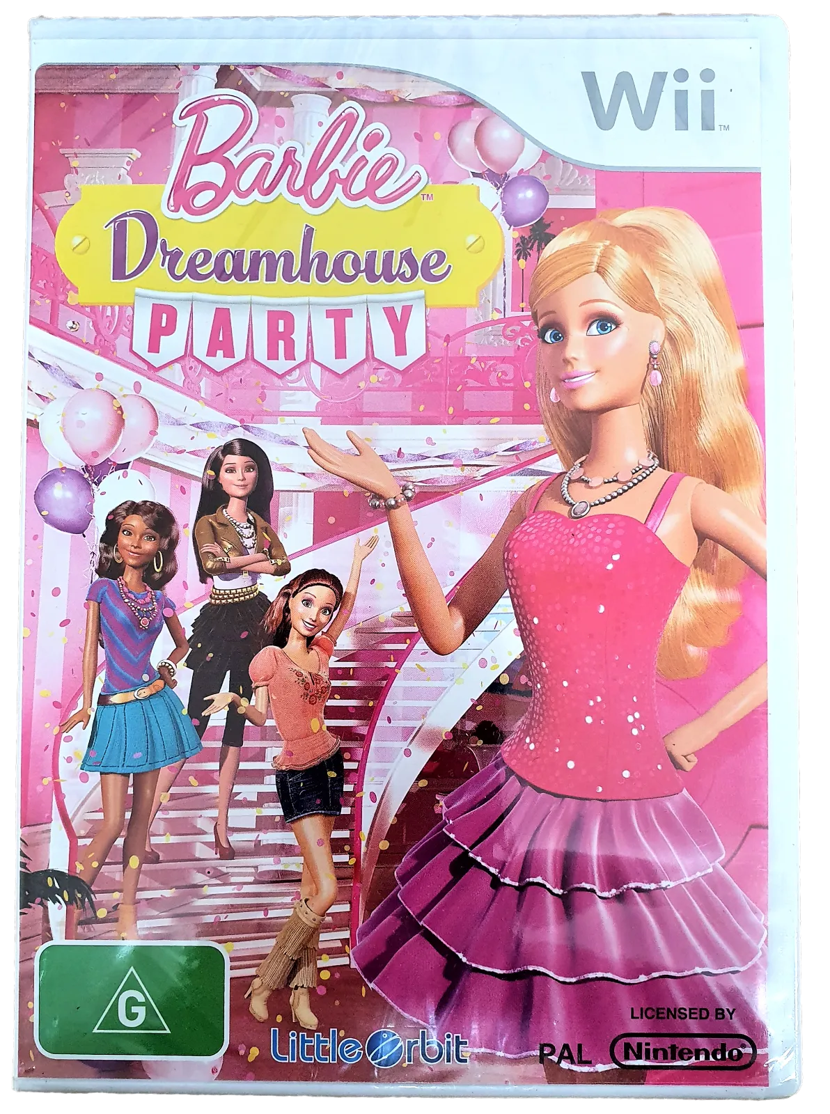 Barbie Dreamhouse Party Nintendo Wii PAL Wii U Compatible *Sealed*