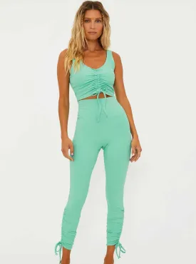 Beach Riot Women's Alessia 7/8 Leggings - Jade Sky Green