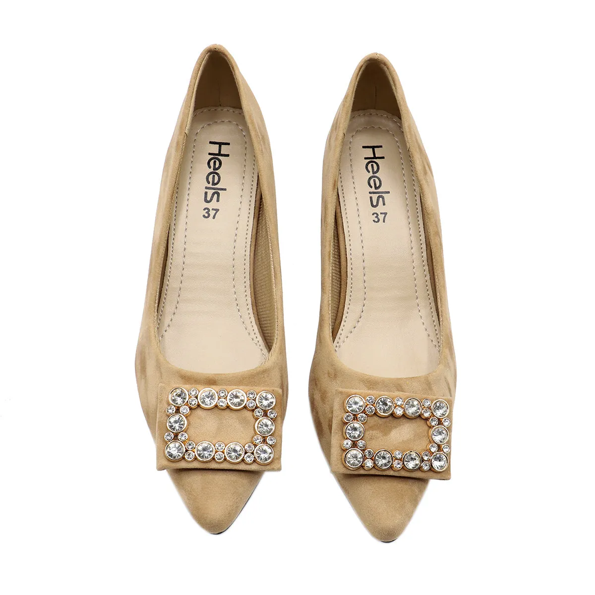 Beige Formal Court Shoes 085479