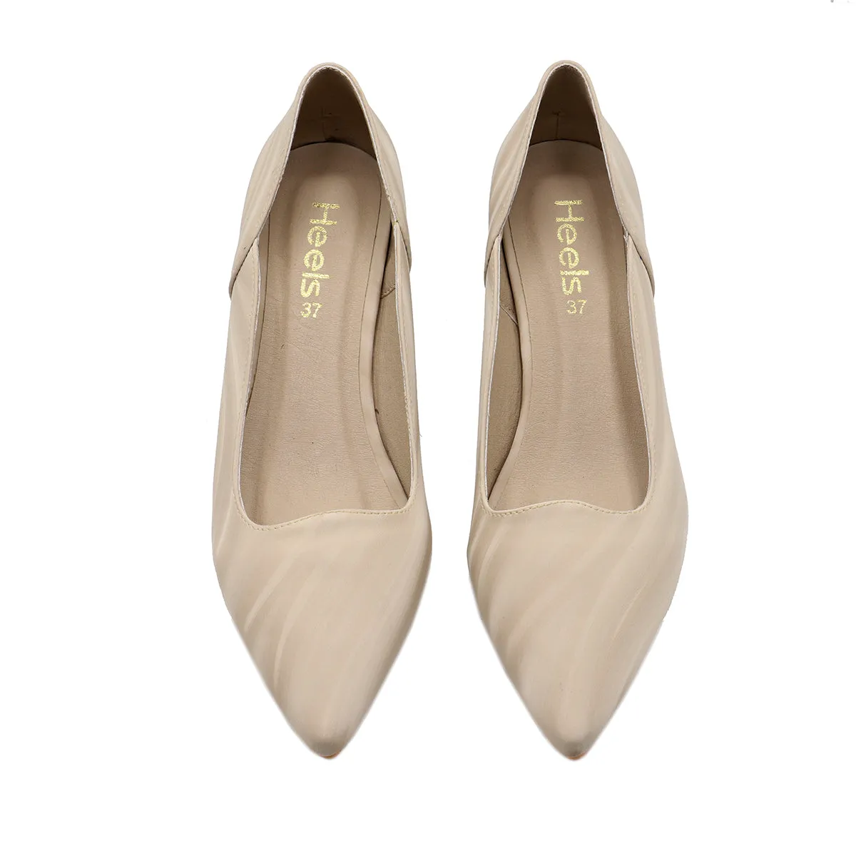 Beige Formal Court Shoes L00850005