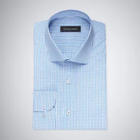 Blue Check Cotton Shirt